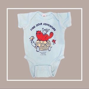 Gender Neutral Unisex Adventure Onesie by boygirlparty—NB